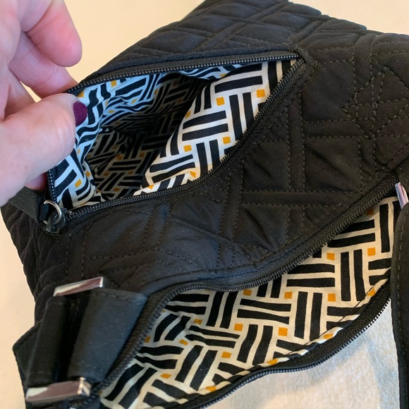 Vera Bradley black quilted purse - Picture 3 of 3